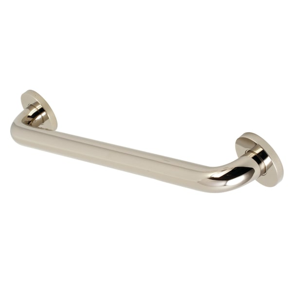 Contemporary DR514186 Meridian 18" Decorative ADA Grab Bar, Polished Nickel, 20.81 L, Brass